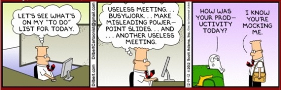 Dilbert on productivity